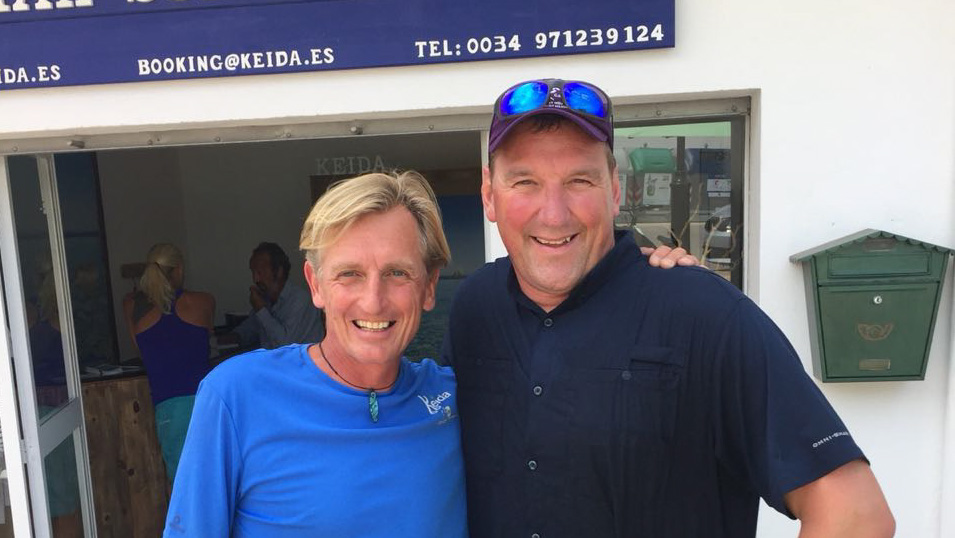 Ingo & Sir Matthew Clive Pinsent en la oficina de Keida